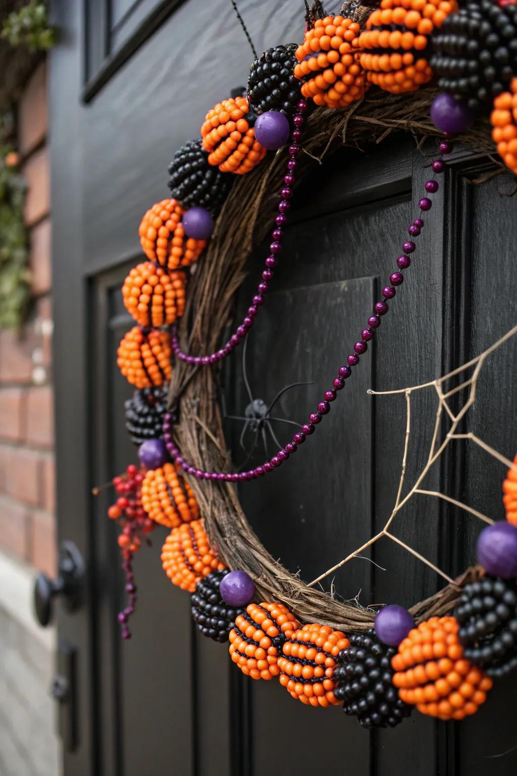 Infuse a tactile element through bewitching beads.