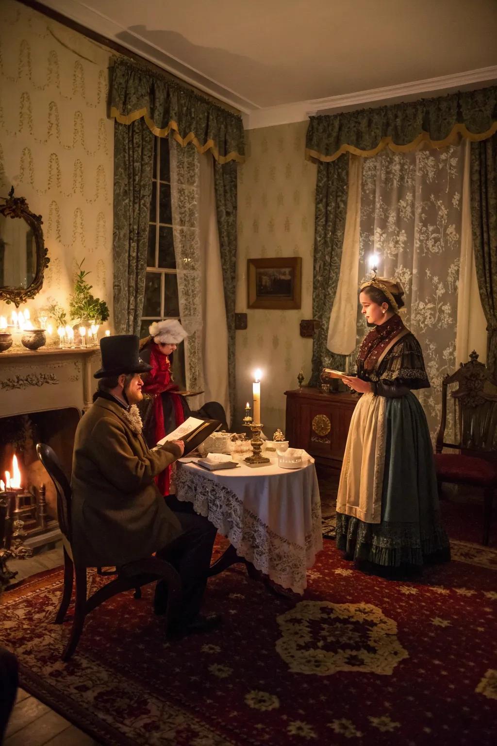 Transport your attendees to a Carol Era Yuletide for a classic celebration.