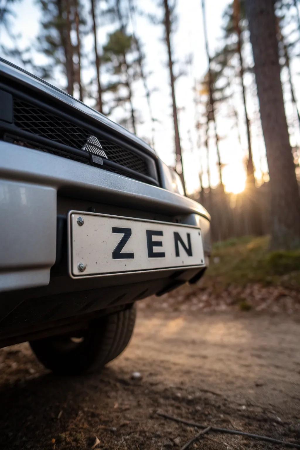 Introduce tranquility to your ride using a minimalist touch.