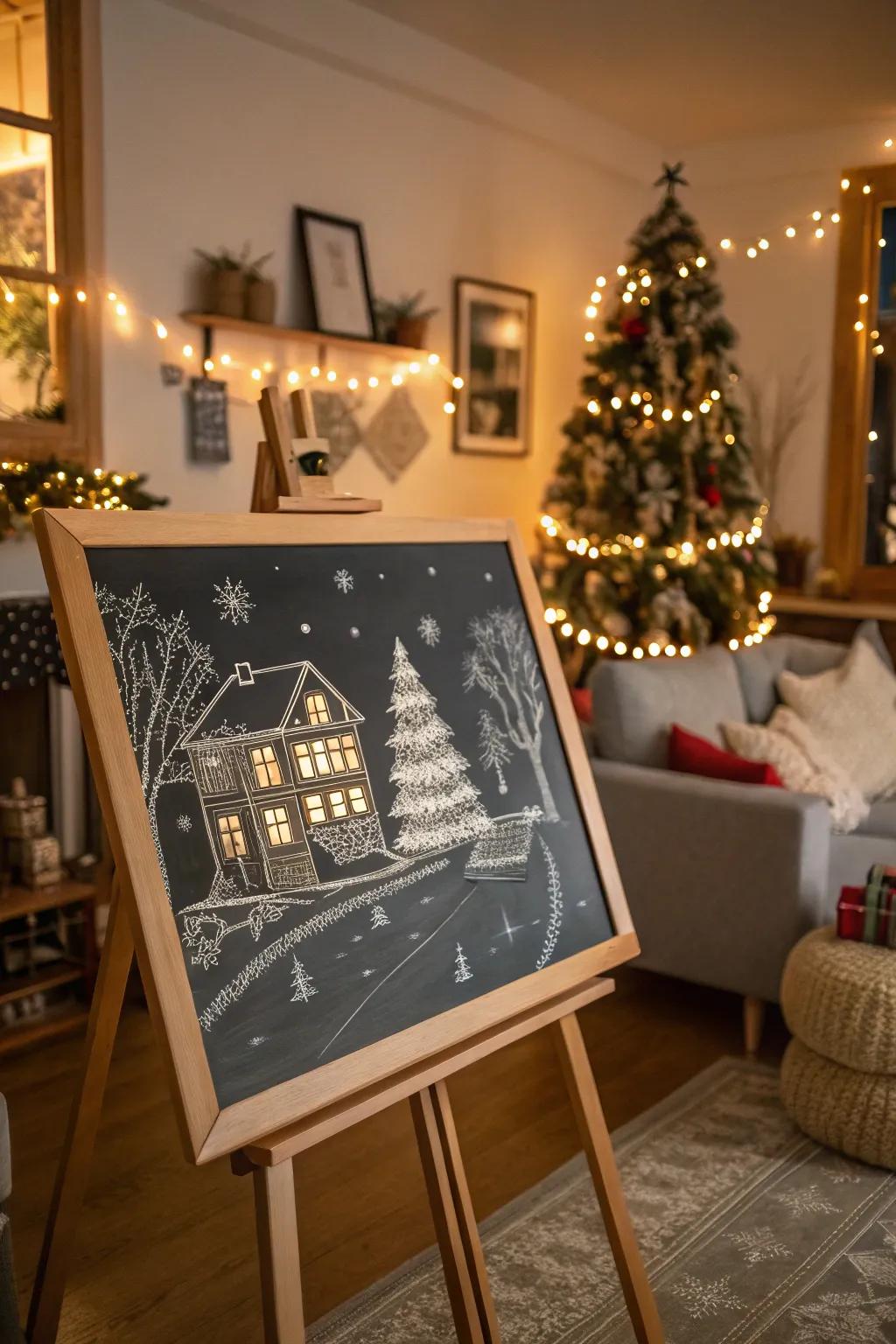 Seize the ethos of winter through a glimmering burgh design.