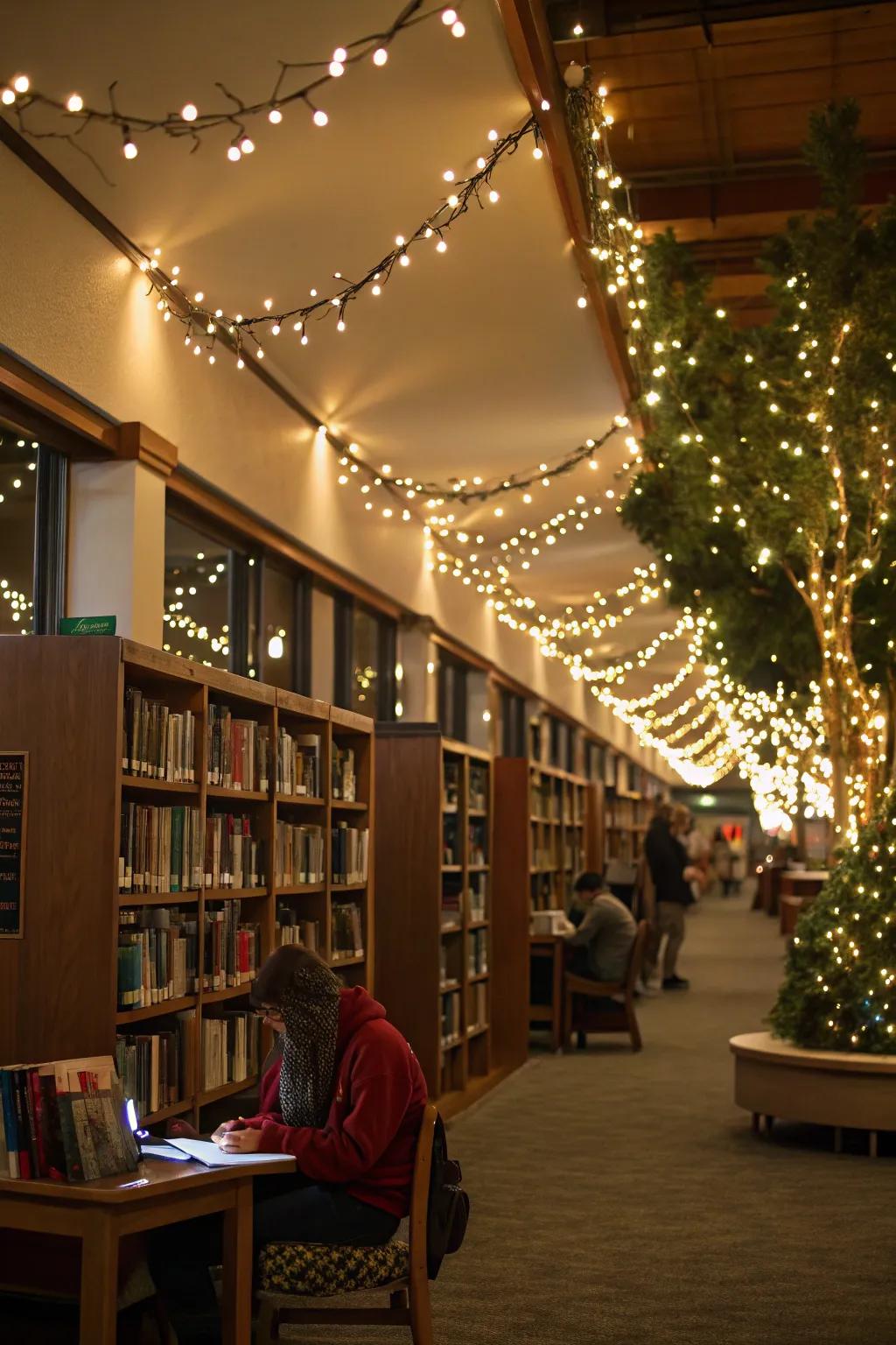 Enhance the festive mood through holiday illumination showcases.