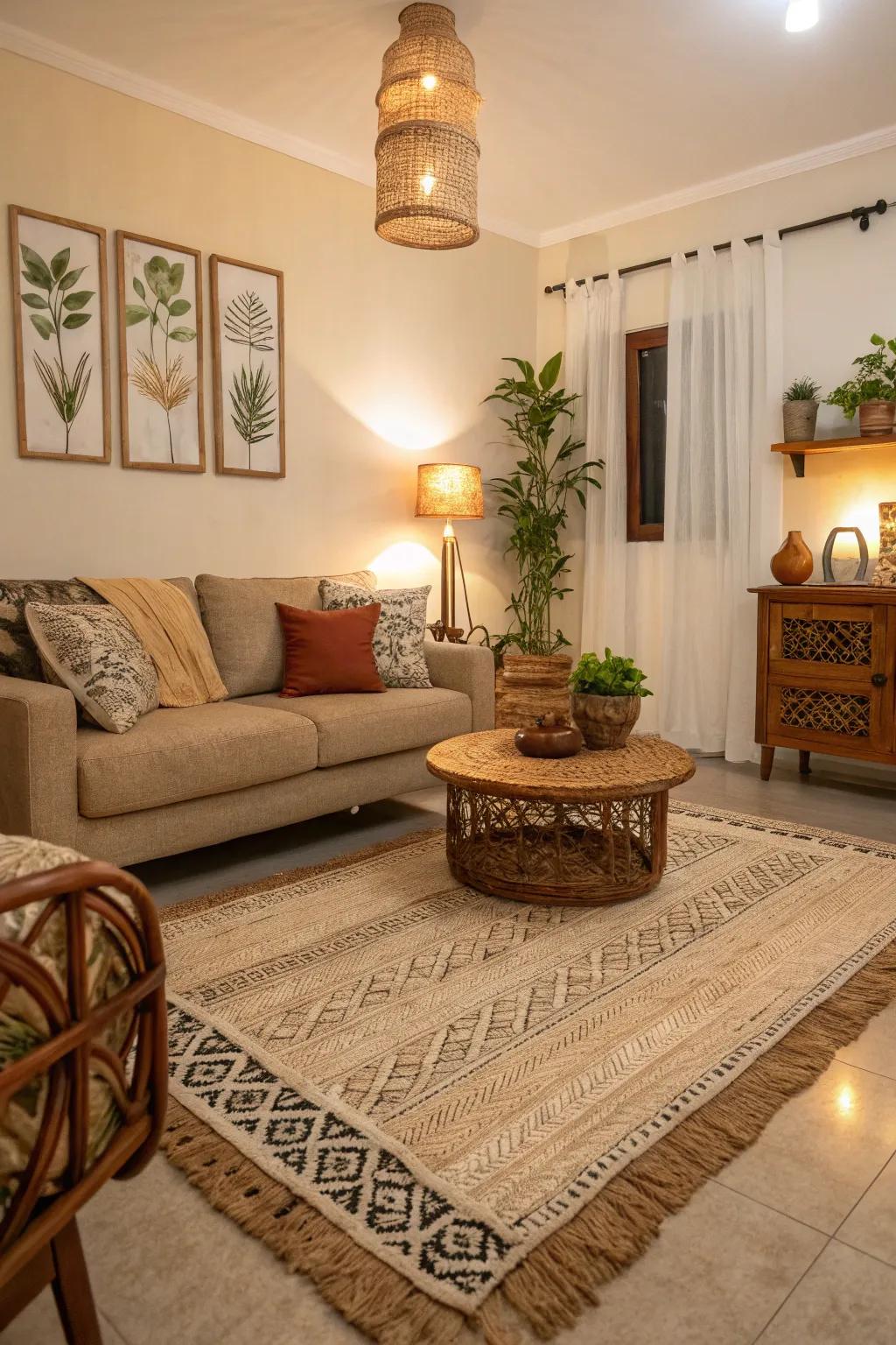 Eco-friendly rugs offer a stylish, sustainable choice.