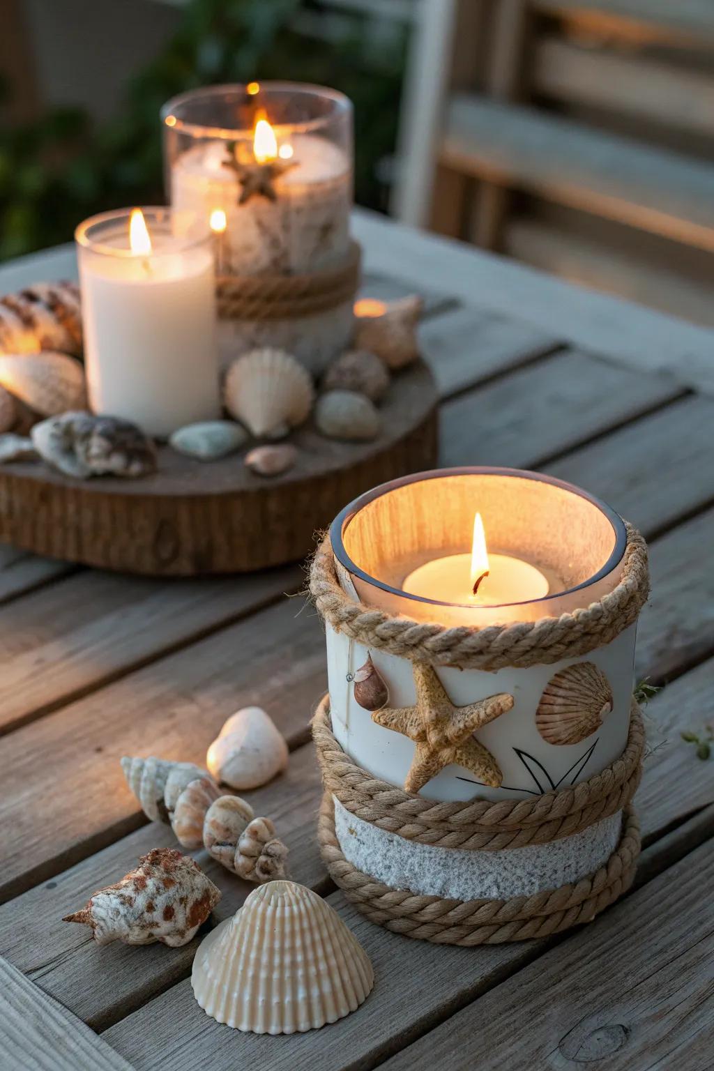Seafaring-themed light stands infuse a serene maritime atmosphere into any space.