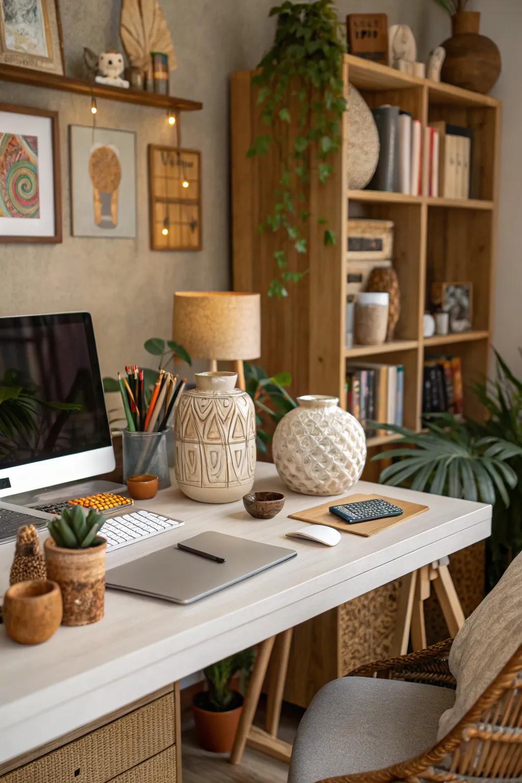 Showcase your style with artisan-crafted decor.