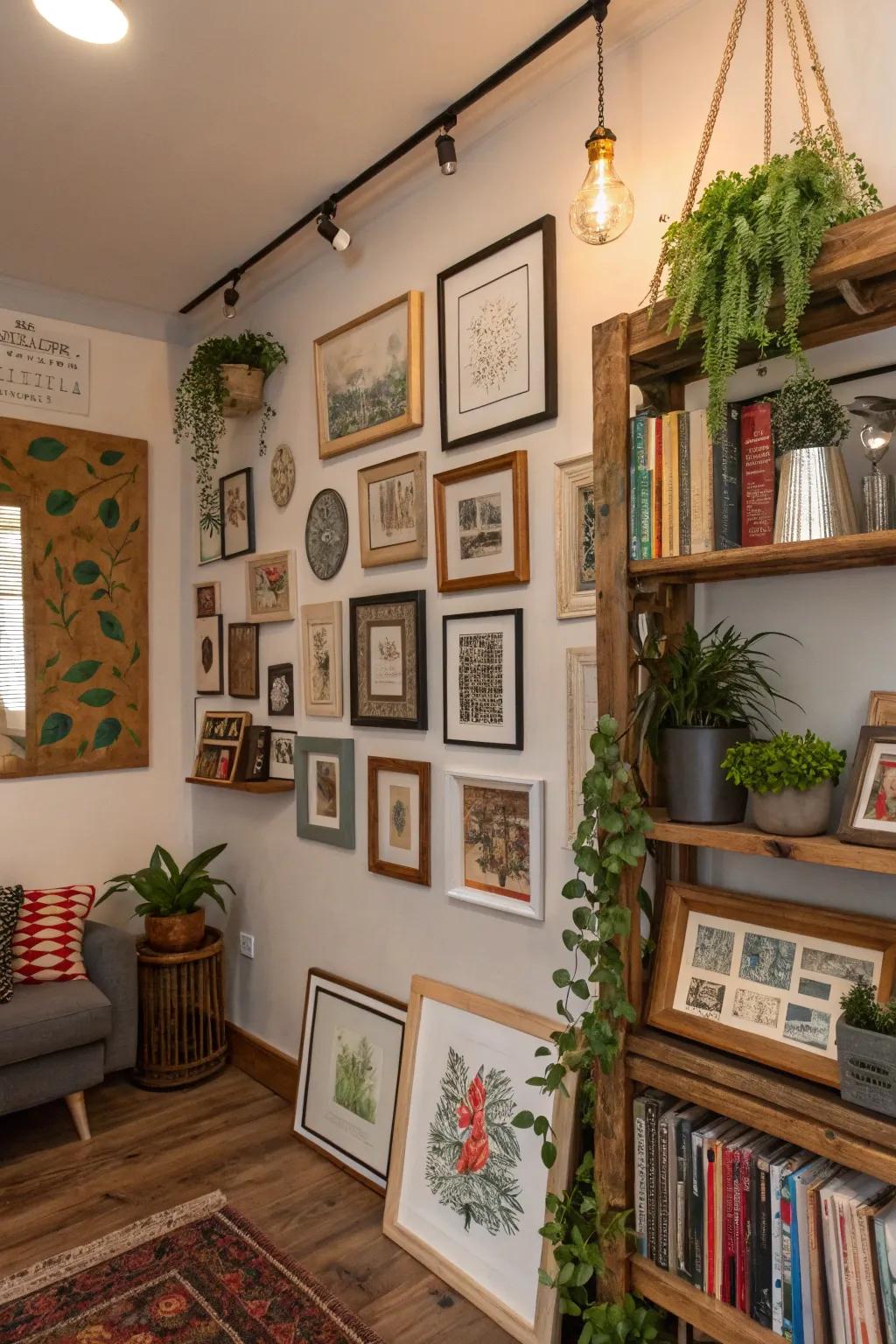 Showcase your distinctive fashion through an eccentric blend of moldings.