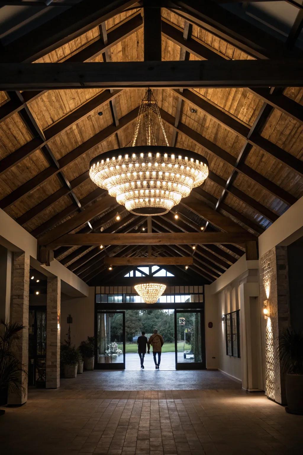 Turn lighting into art with carved pieces.