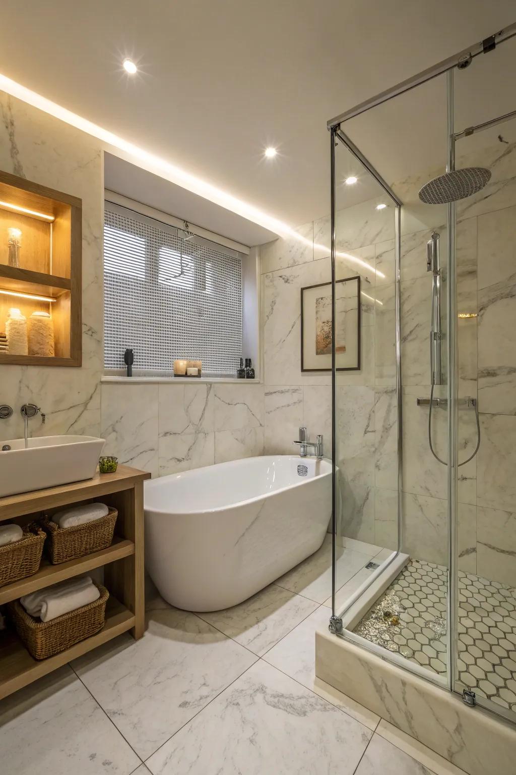 Create a spa-like vibe for ultimate relaxation.