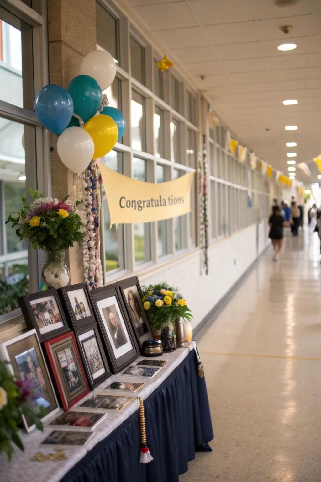 A reminiscence trail passage sets the ambiance for nostalgia and celebration.