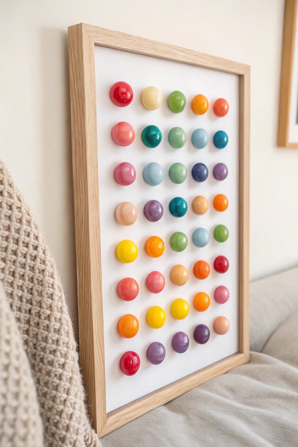 Celebrate 100 days with a delightful splash of color and simplicity! 🍬✨