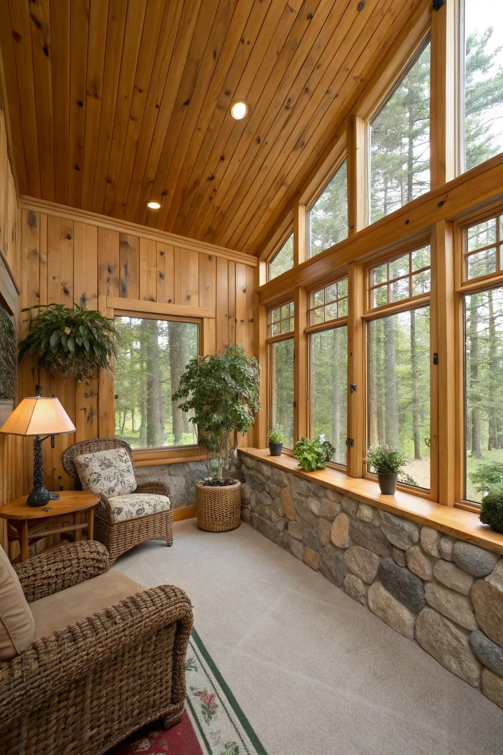 Natural components add warmth and texture.