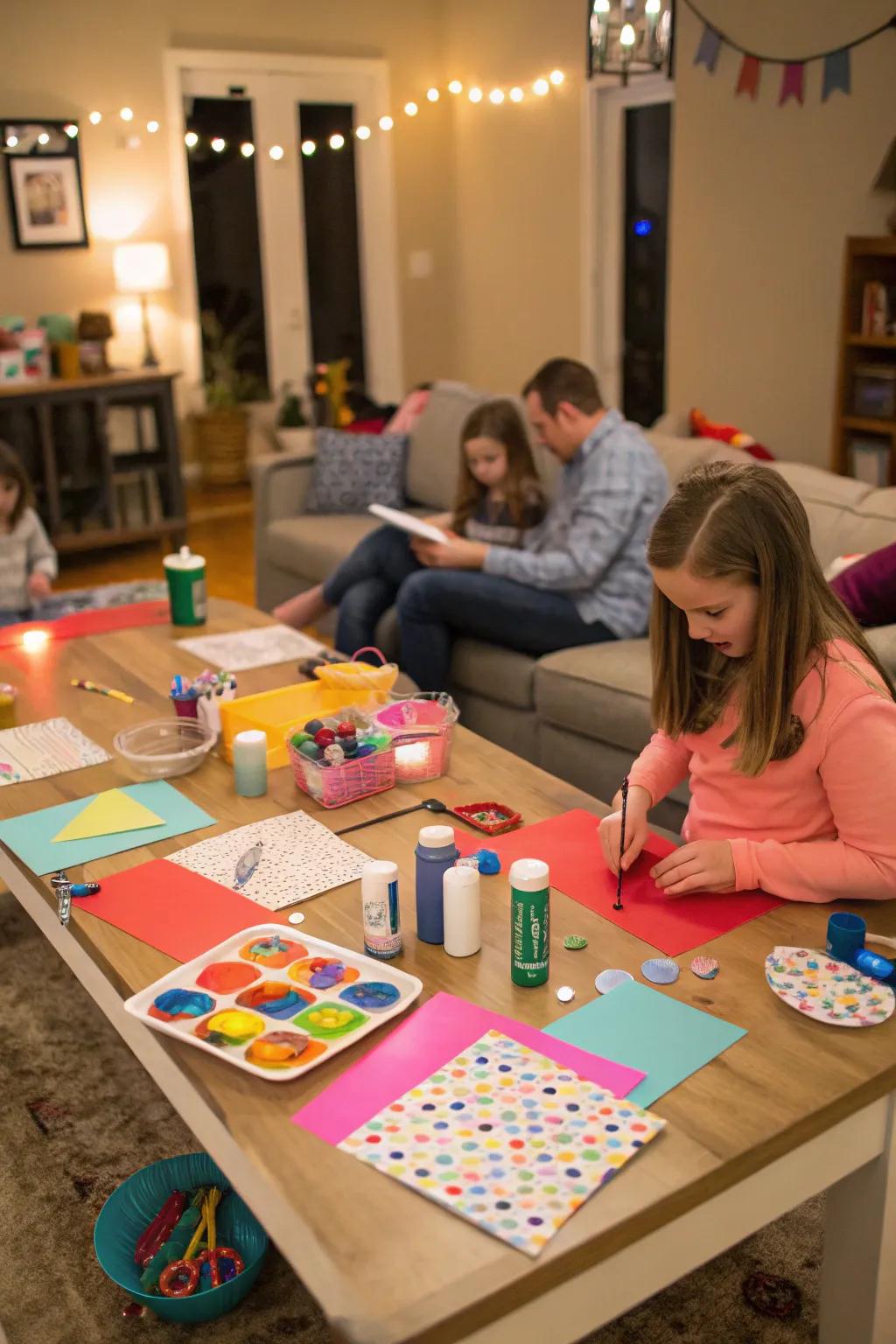Unlock your artistic potential with a DIY craft-centered celebration for your 40th.