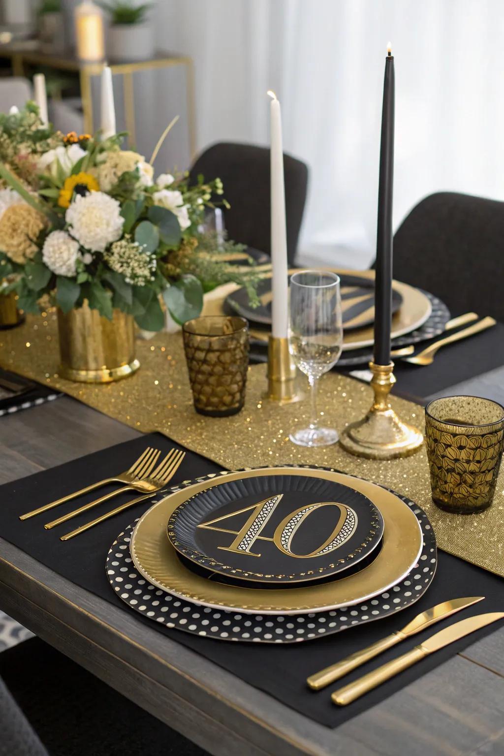 A sophisticated palette for a celebration to remember.