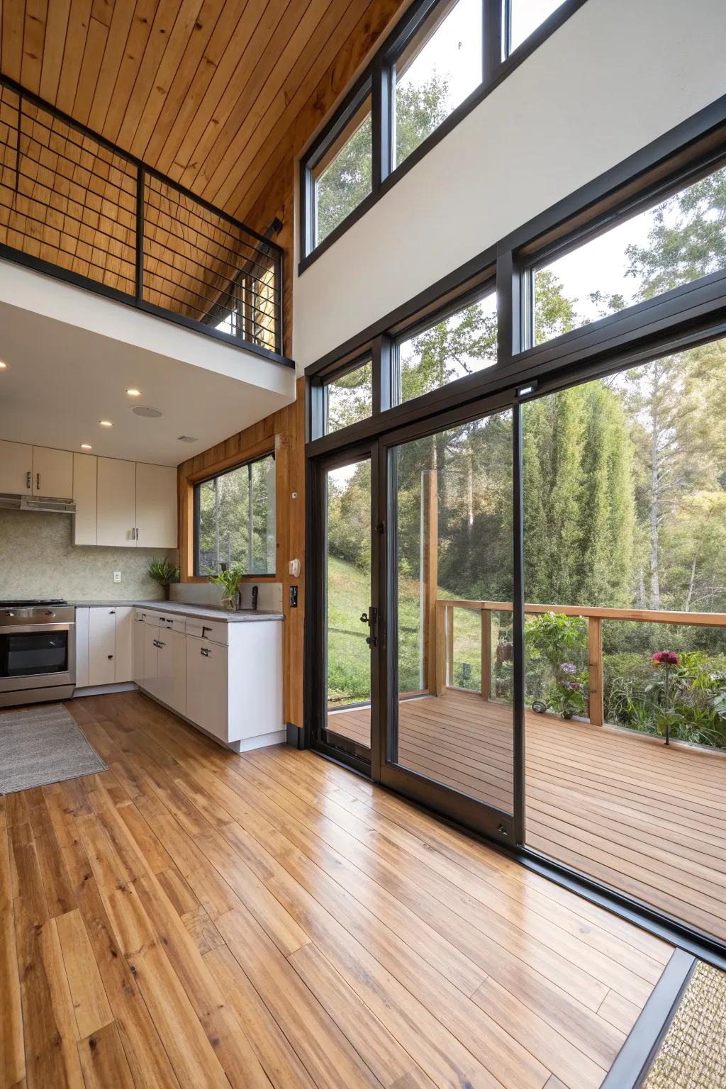 Eco-conscious resources add persona and earth-friendly charm to your ADU.