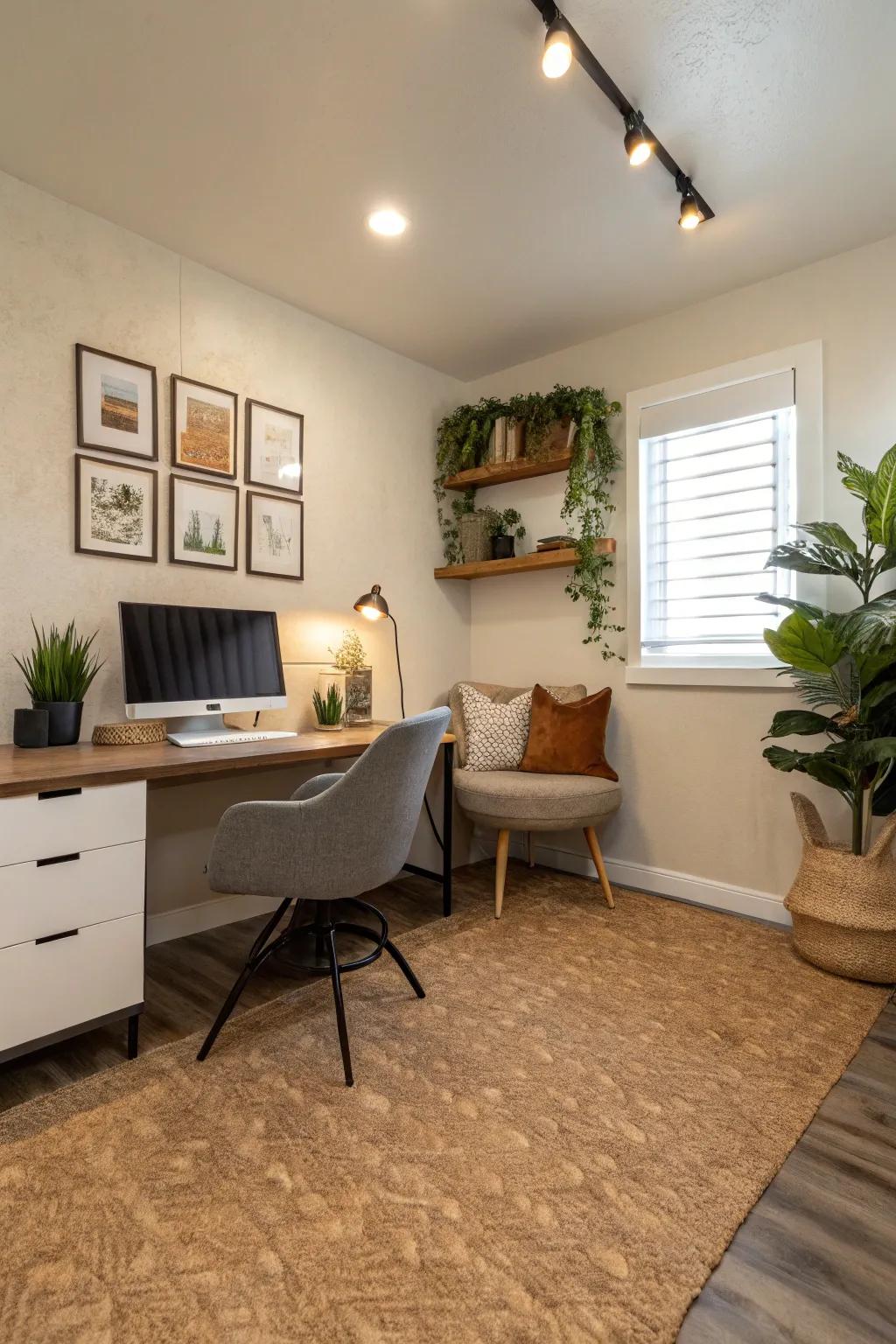 Floating cork underlayment delivers sustainability and comfort, all in one stylish package.