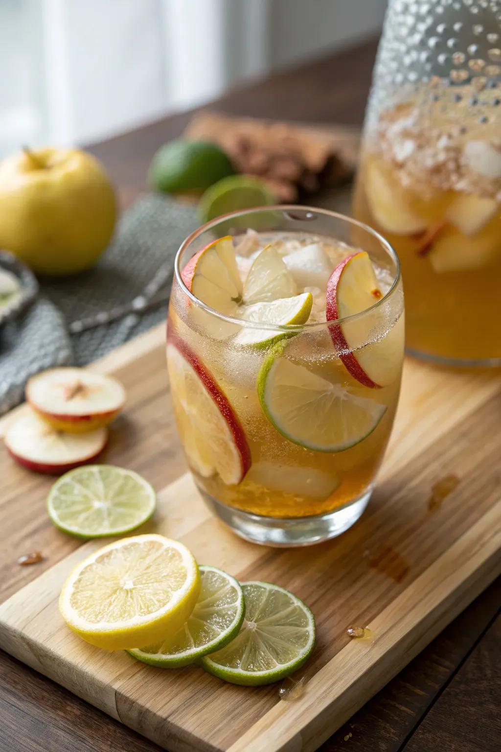 Zesty citrus nectar punch accompanied by a revitalizing twist.