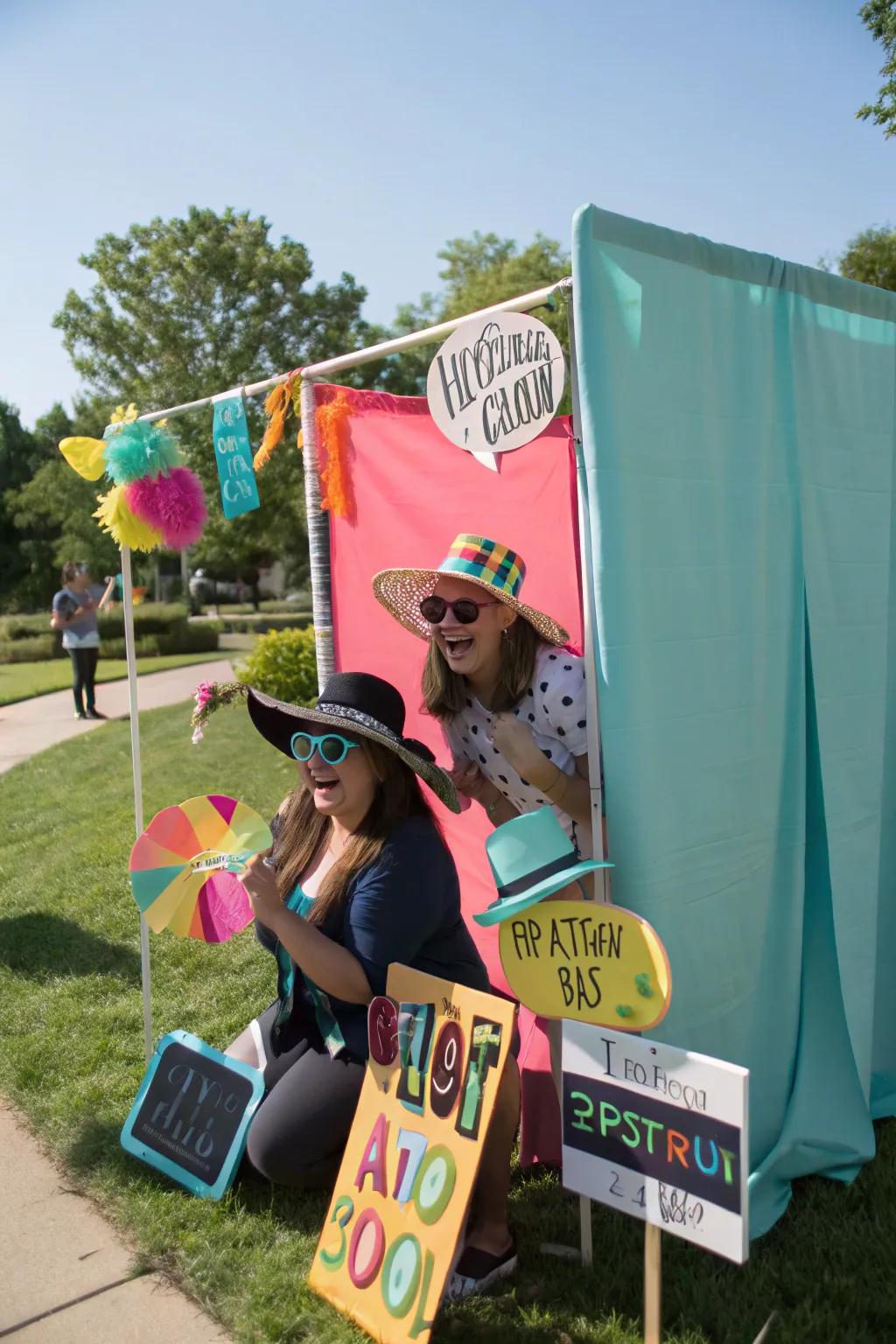 Capture memories with a unique DIY photo booth.