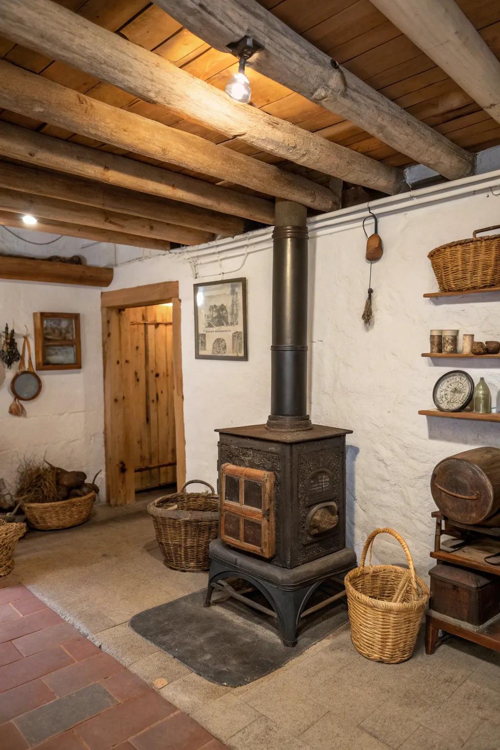 Wood-burning heaters evoke a sense of nostalgia.