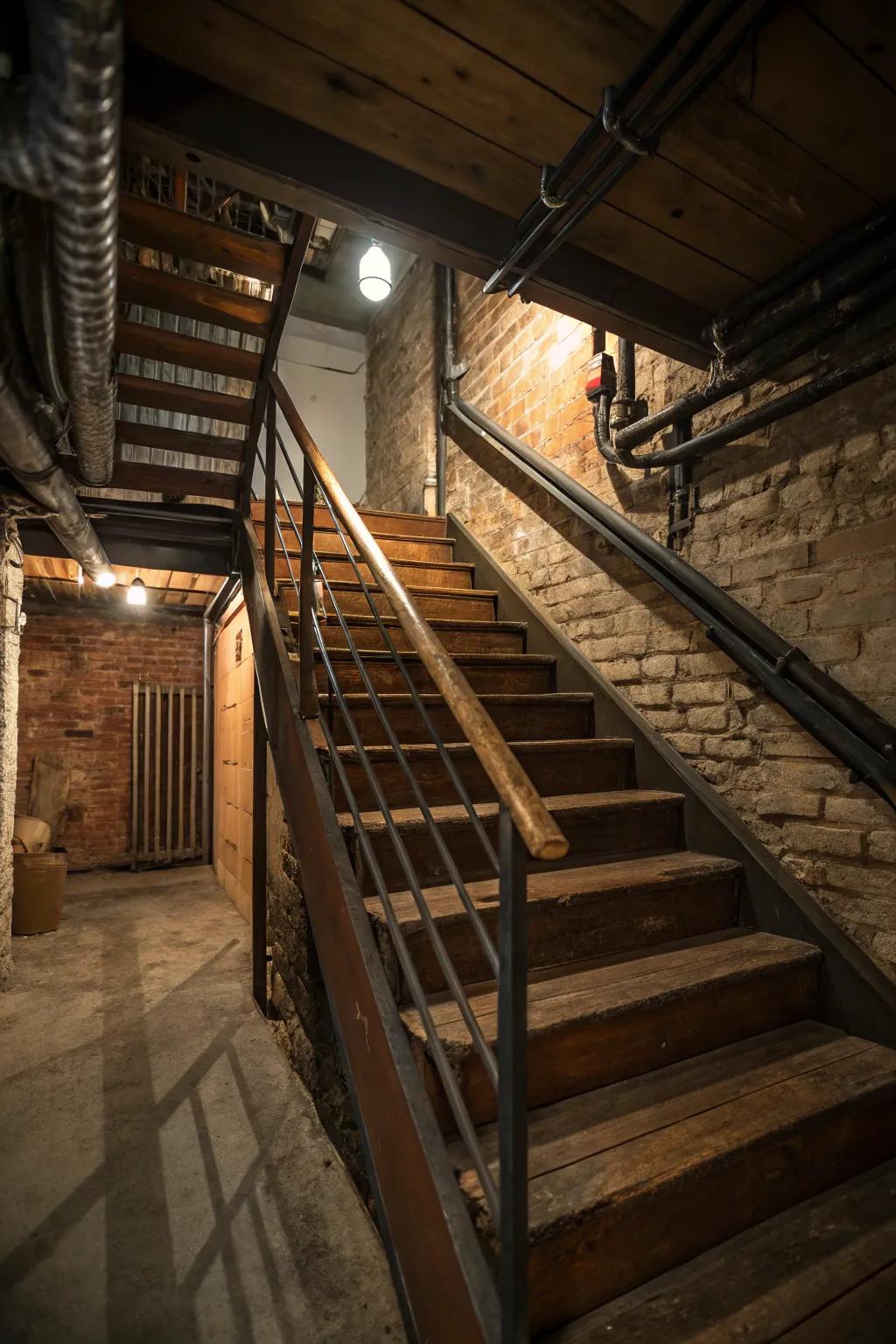 Rough and unrefined materials produce an industrial attraction.