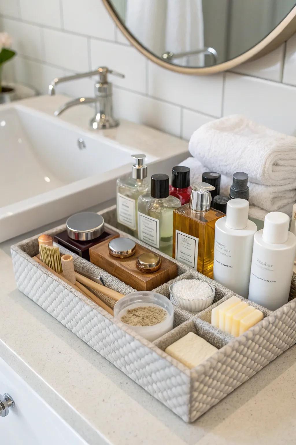 Practical arrangement guarantees that your necessities are always close at hand.