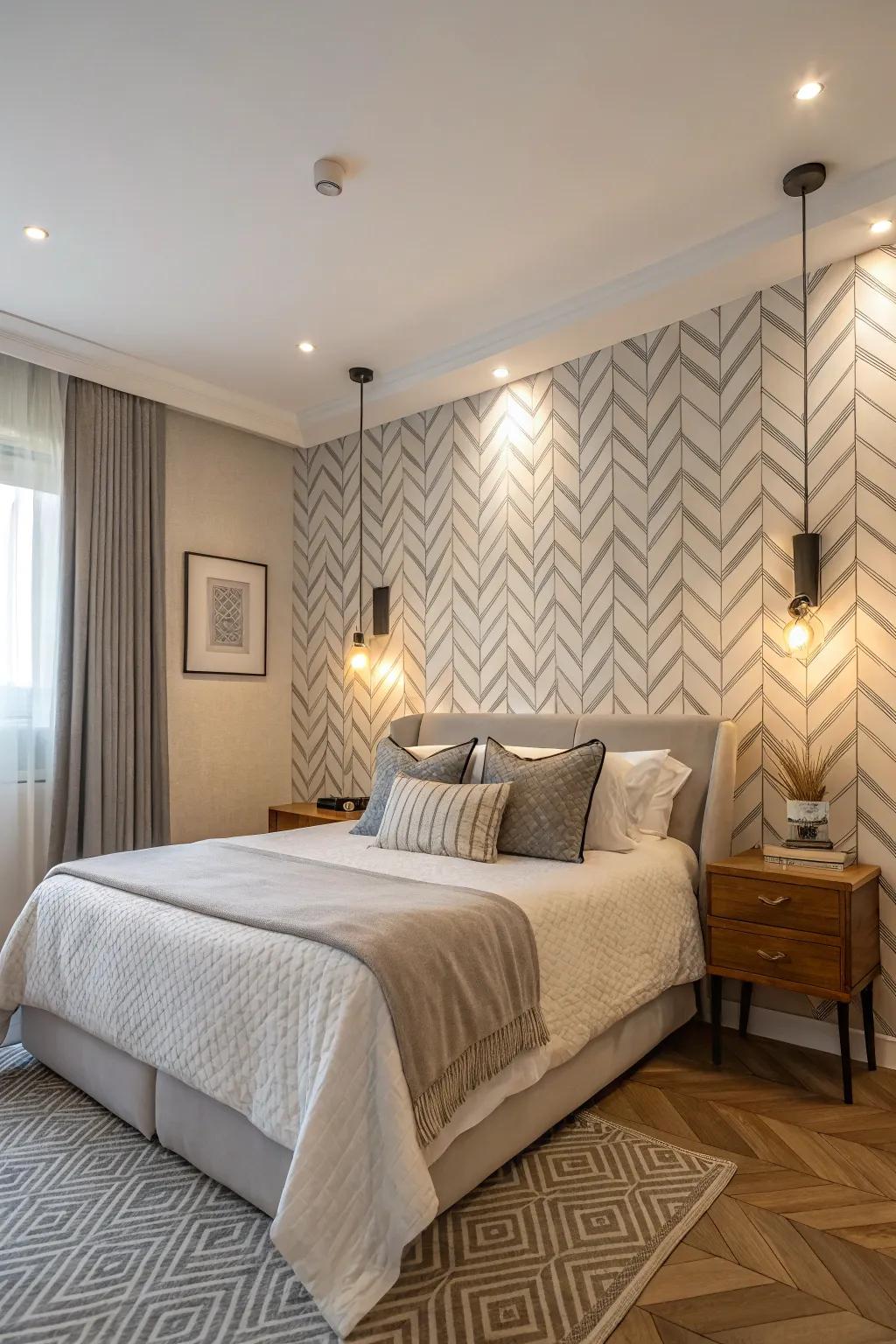 Wallpaper is a versatile medium for stunning accent walls.