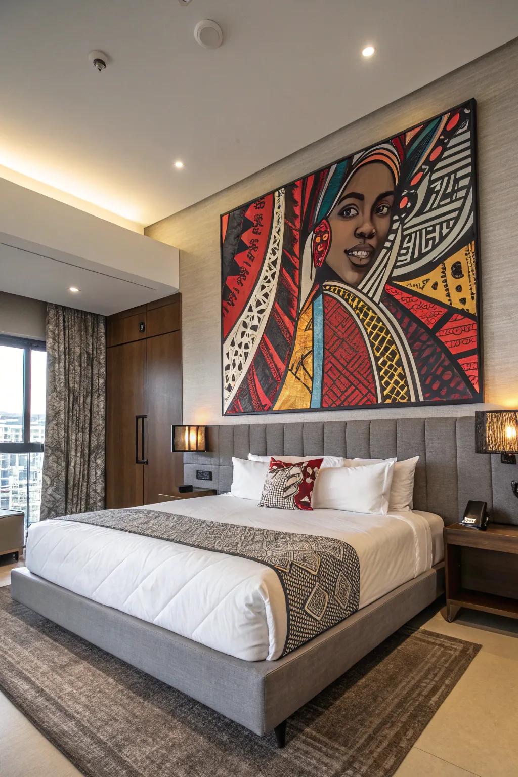 A statement piece transforms your bedroom with a single glance.