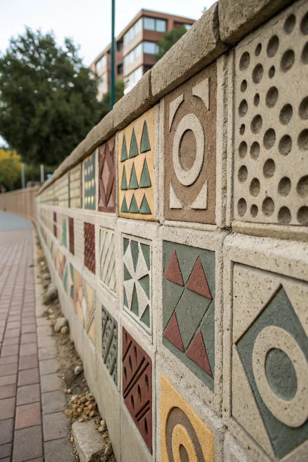 Redesign your wall with decorative impressions for visual impact.