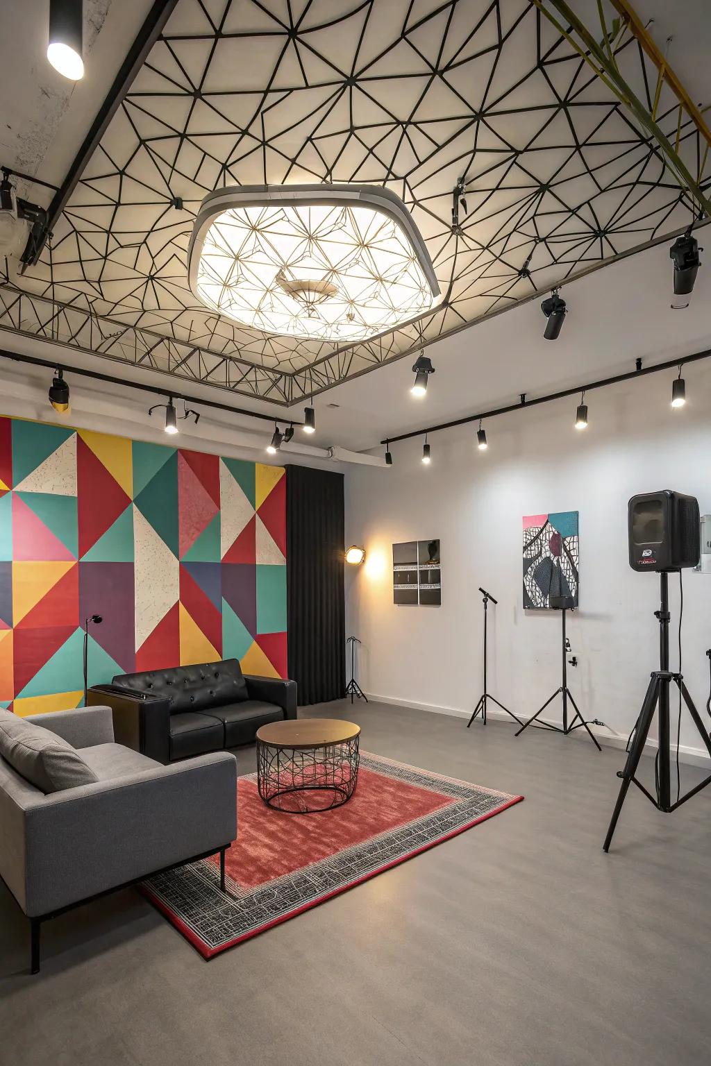 Geometrical components are excellent for injecting an artistic feel.