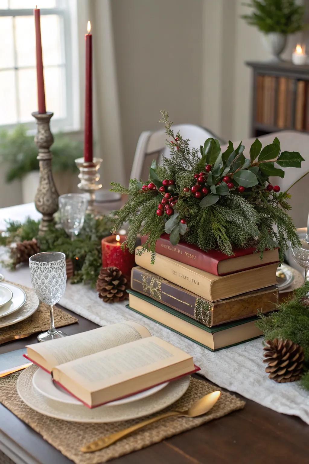 Construct captivating book-inspired centerpieces for your table.