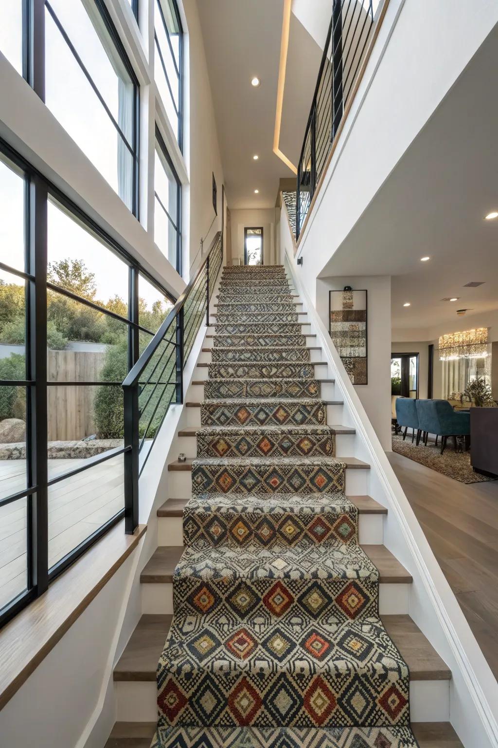 Symmetrical designs deliver a modern spin.