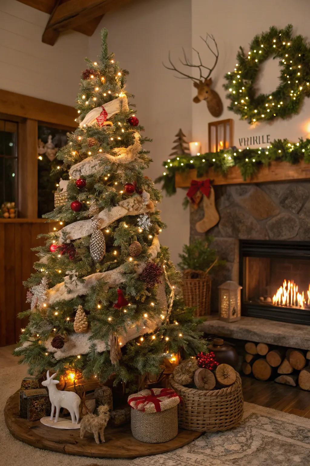 Bring the enchantment of the forest indoors with an enchanted tree.