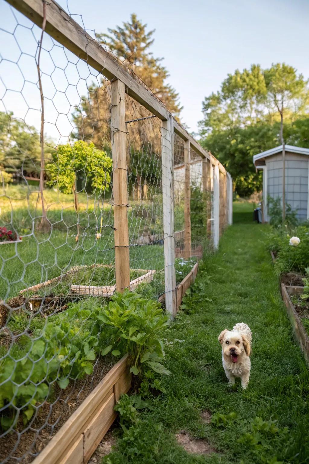 Poultry cable proves to be a versatile and budget-friendly temporary partitioning solution.