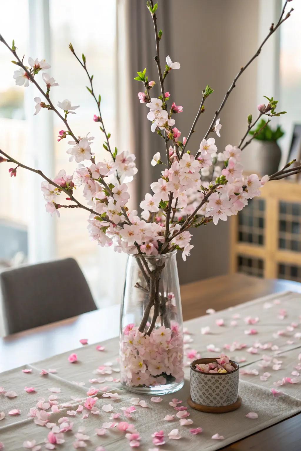 Prunus symbolize augmentation and renewal, ideal for the New Year.