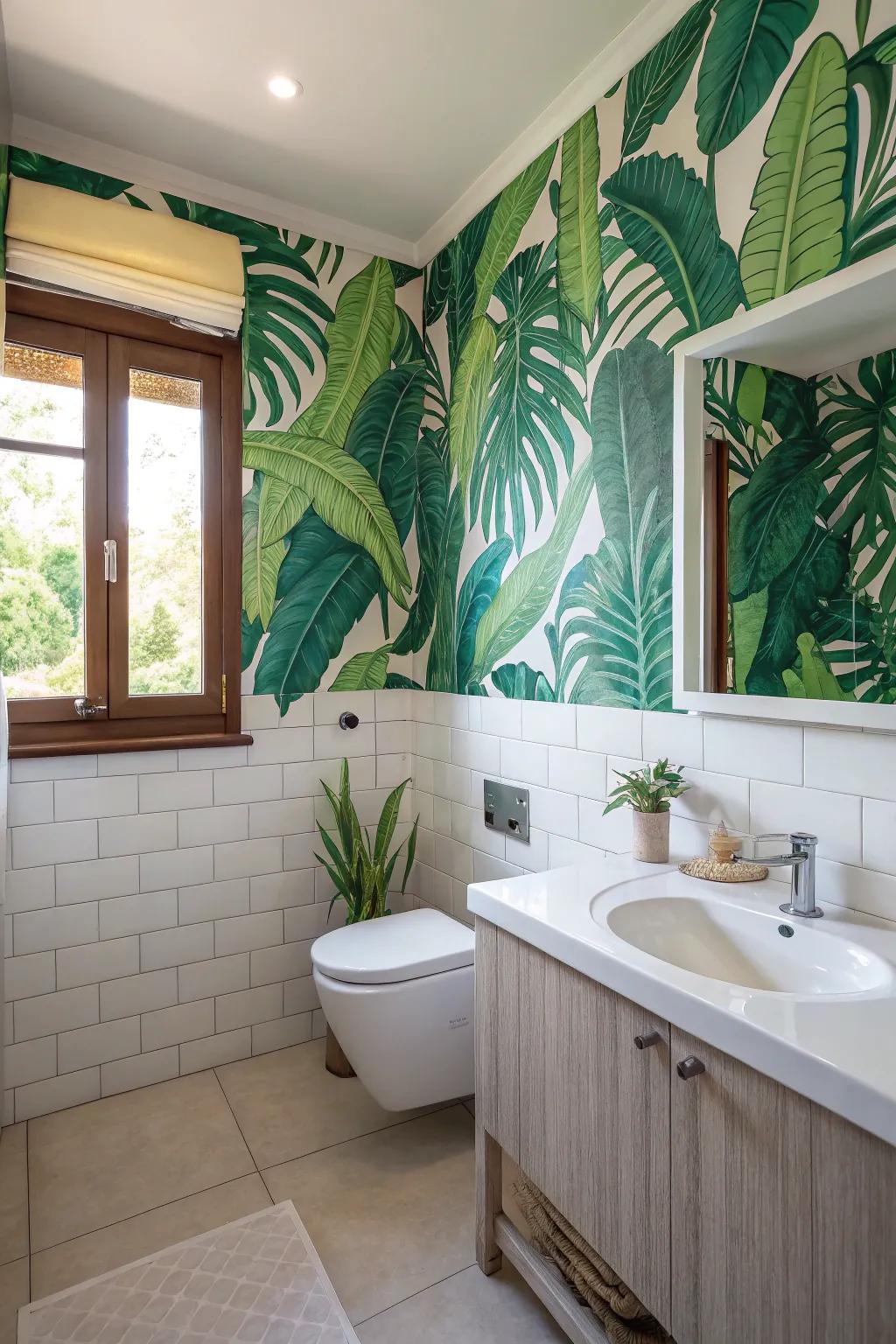 A fragment of paradise nestled within your bathroom.