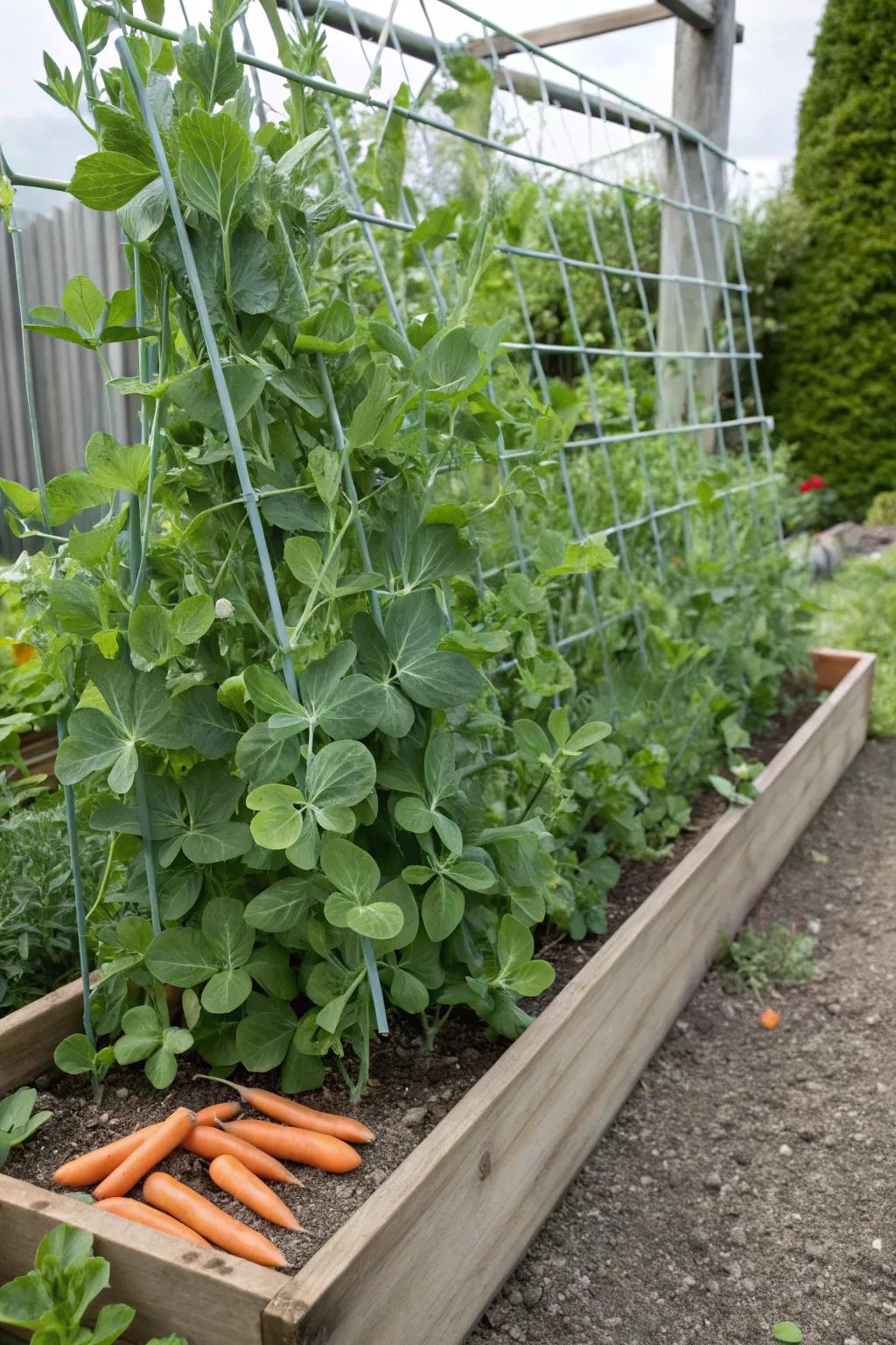 Legumes and root vegetables, a harmonious blend enriching each other's vitality.