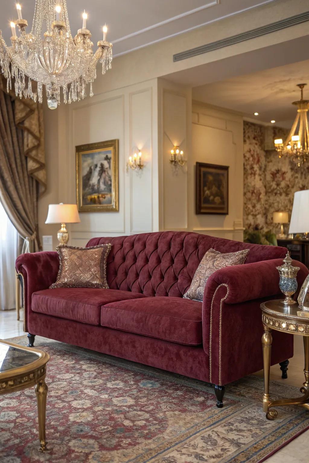 Velvet wraps instantly inject a lavish sensation into your space.