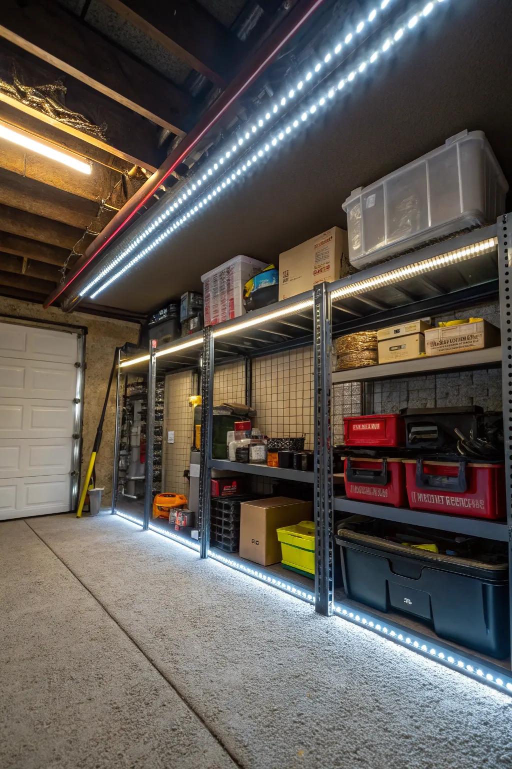 Brighten up your crawl space with effective lighting solutions.
