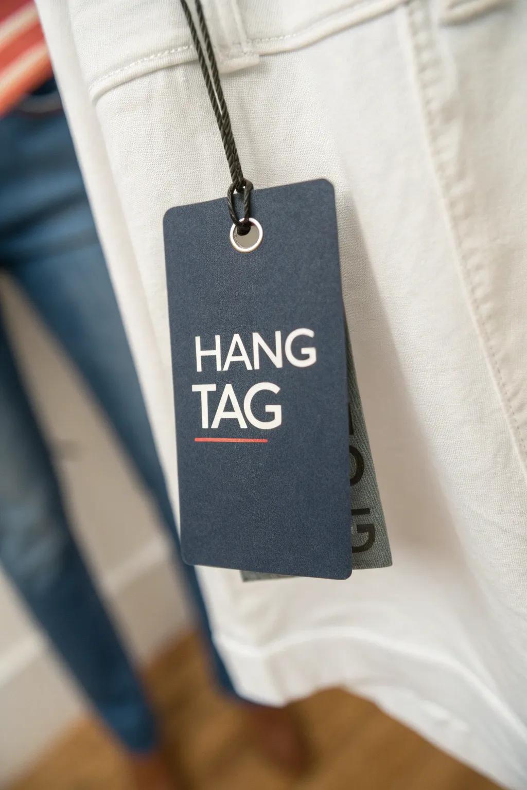 A price label showcasing striking fonts that immediately captures attention.
