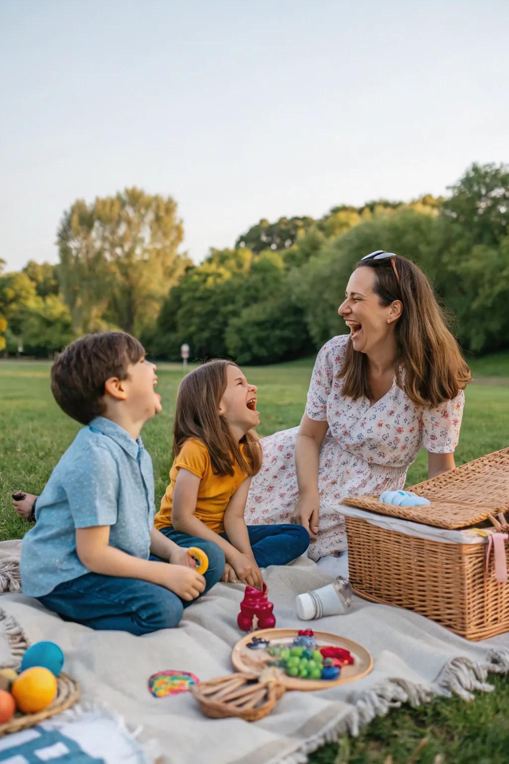 Relaxed poses truly capture the spirit of family life.