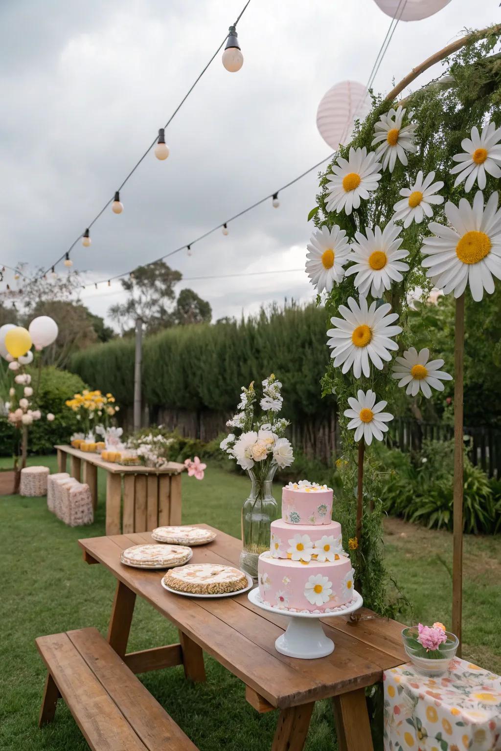 Let nature be your canvas with a picturesque garden setting.
