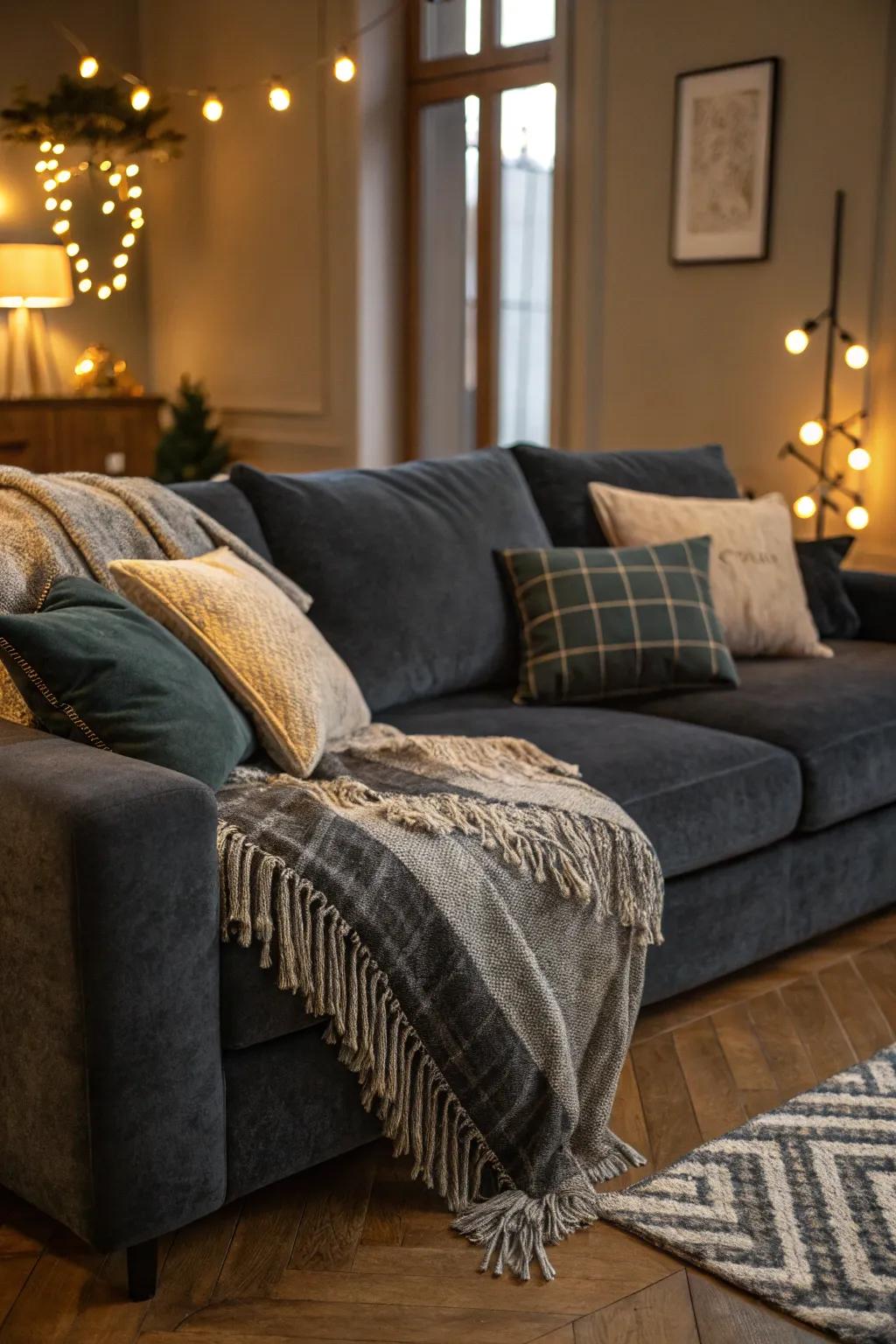 Textural layers bring warmth and depth to your area.