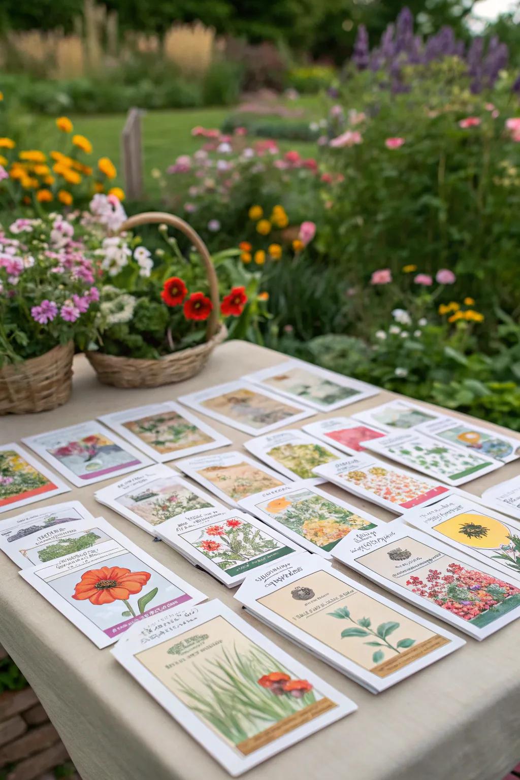 Seed envelopes to spark young gardeners' imaginations this Easter.