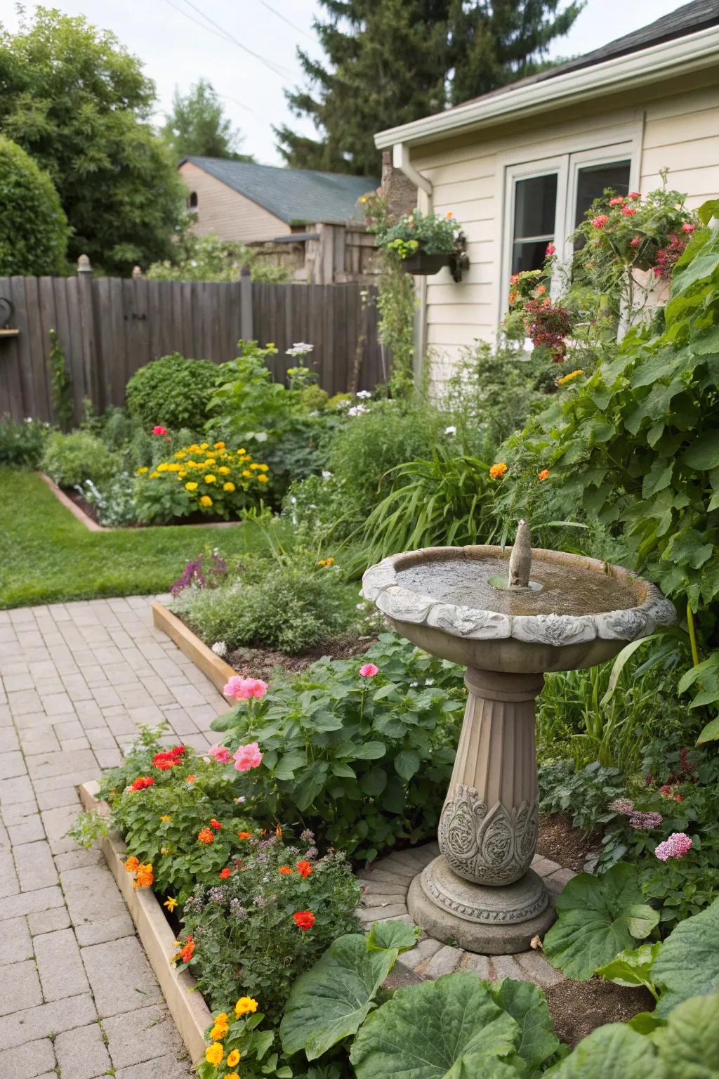 Decorative features amplify beauty and promote biodiversity.