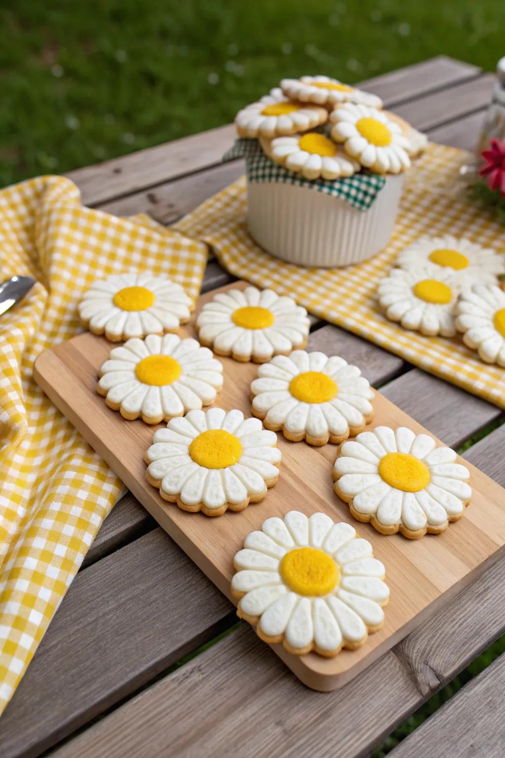Jovial marguerite biscuits to brighten any occasion.