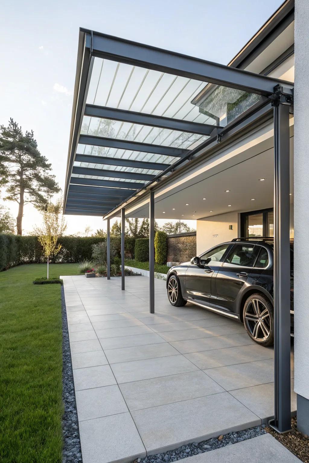 Metal frameworks offer a resilient and modern answer for your carport.
