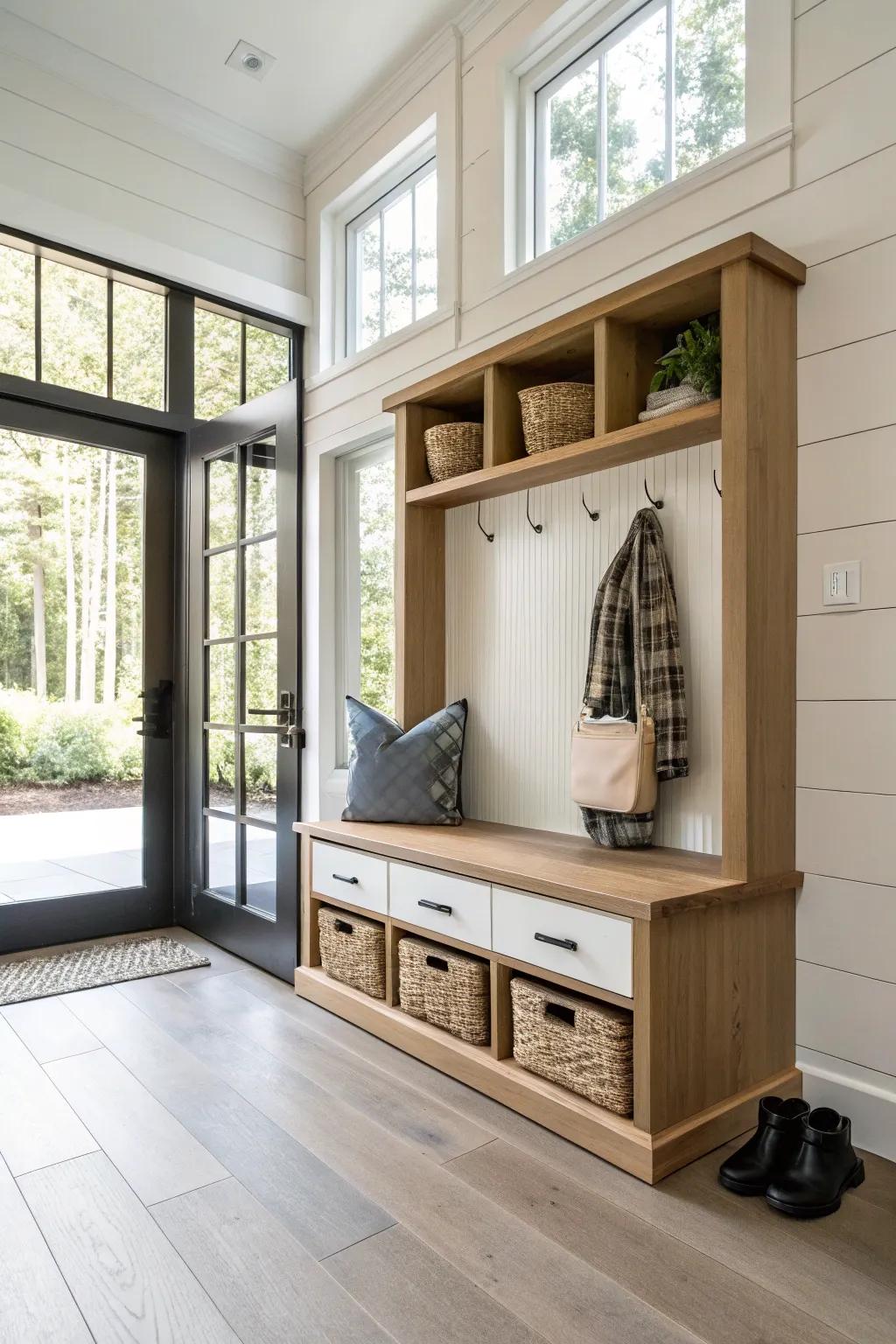 For added comfort, seating benches come with concealed storage options.