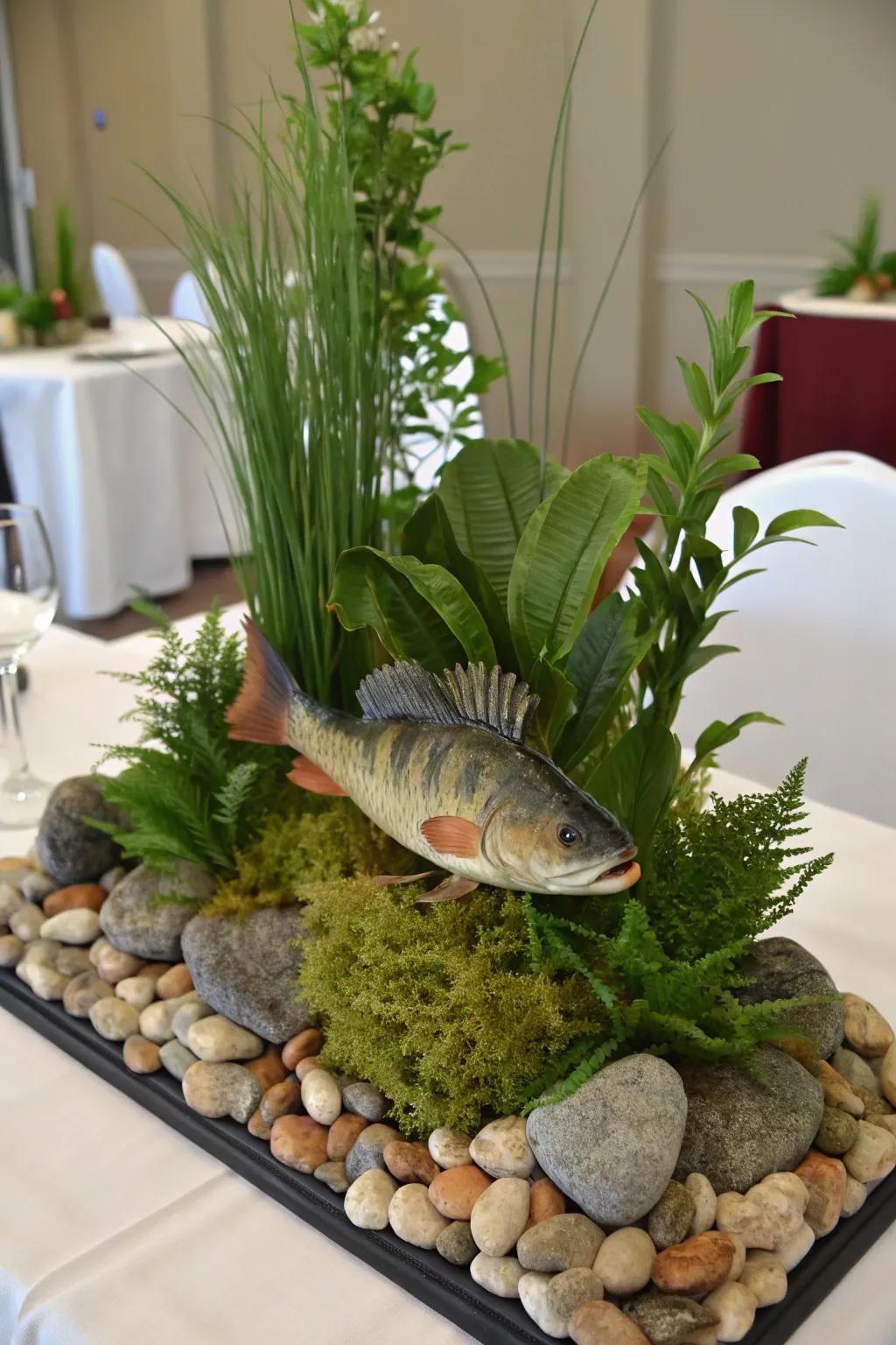 Simulated fish offer a lifelike addition to your aquatic centerpiece.