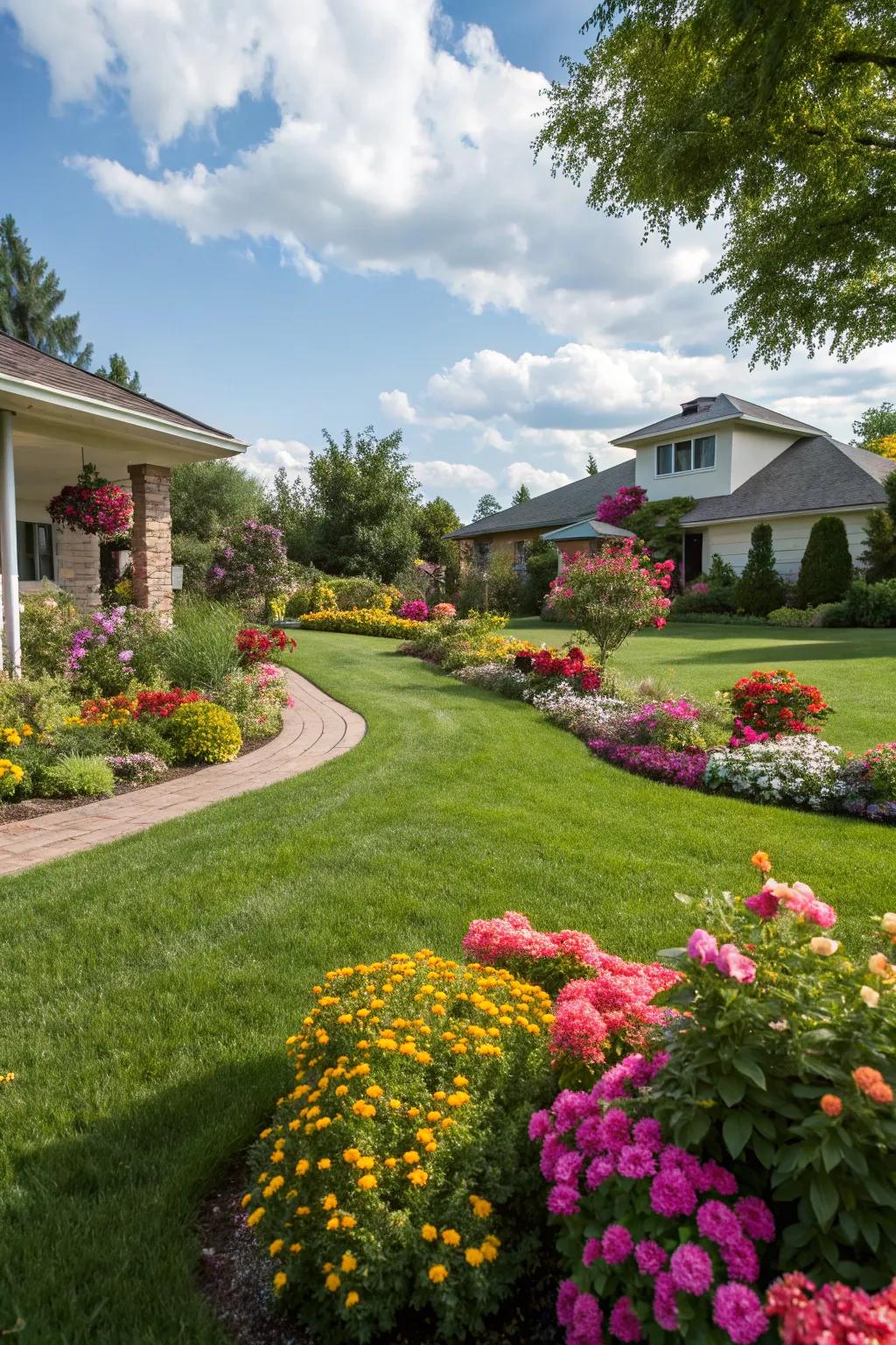 A garden sanctuary enhances the charm of your home.