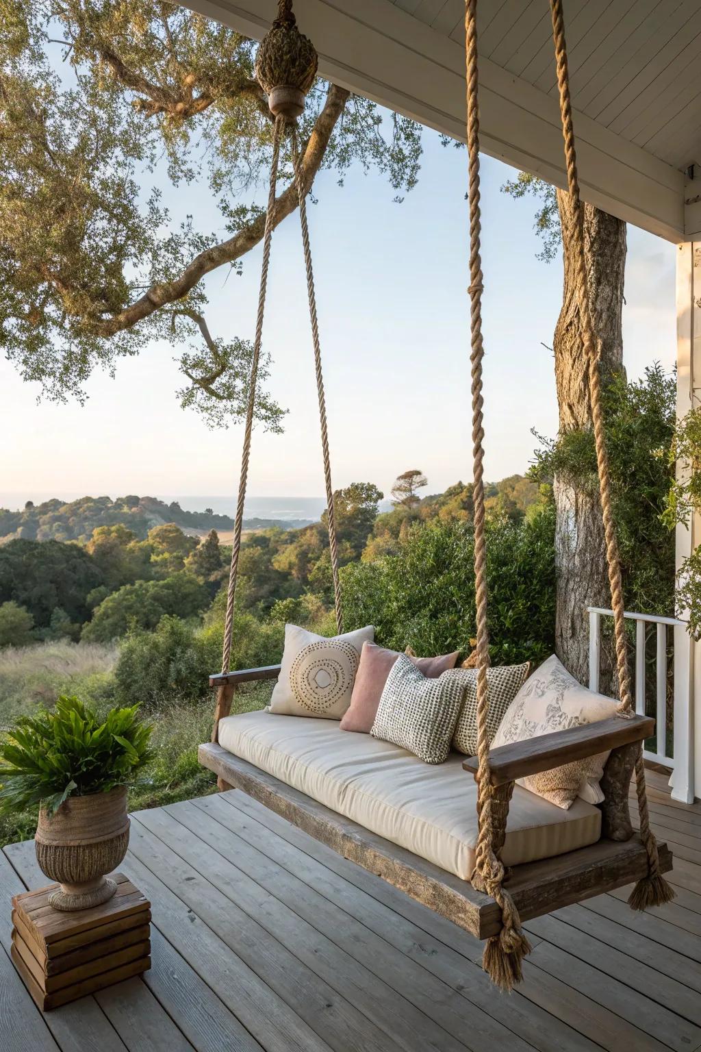 Add rustic charm with rope details.