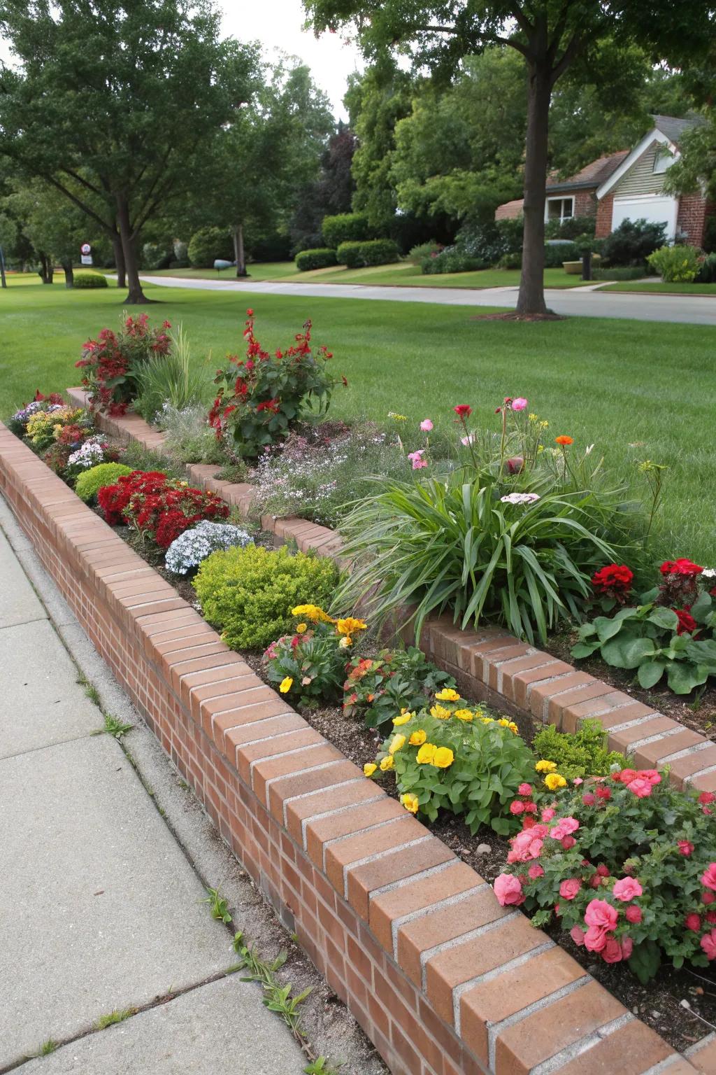 Well-defined perimeters can give your garden beds a sophisticated finish.