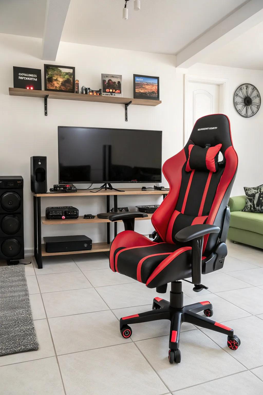 A relaxing gaming throne is a critical aspect of any arrangement.